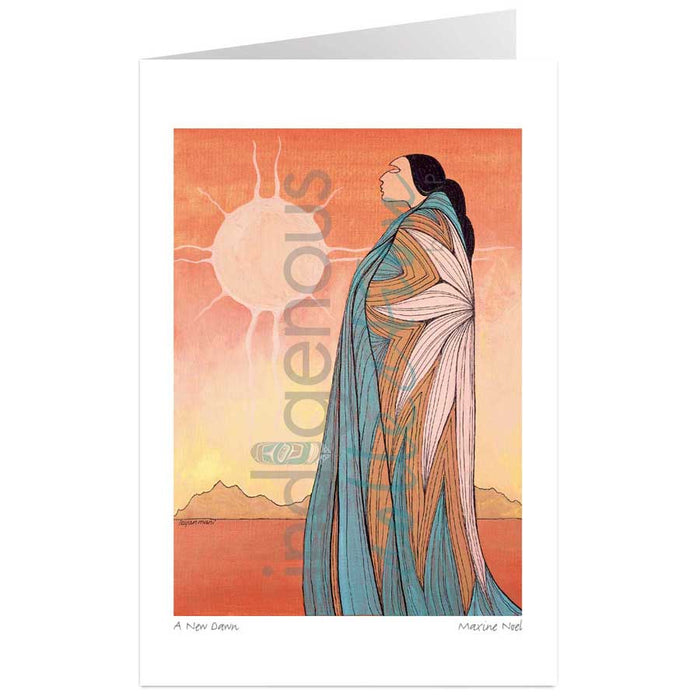 Maxine Noel A New Dawn Art Card | Native Art Canada