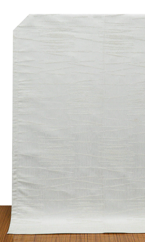 Abstract Print Window Treatments Fabric By the Metre (White/ Ivory)