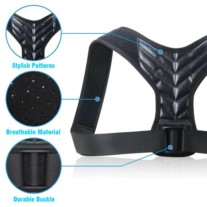Adjustable Upper Back & Shoulder Posture Corrector – Neck & Shoulder Pain Relief Brace
