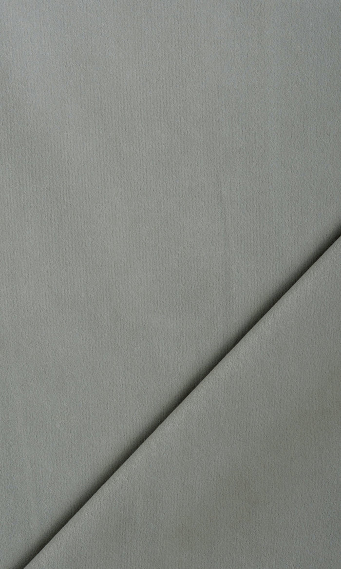 Velvet Curtain Panels for Living, Bedroom, Kitchen, Bathroom (Gray)