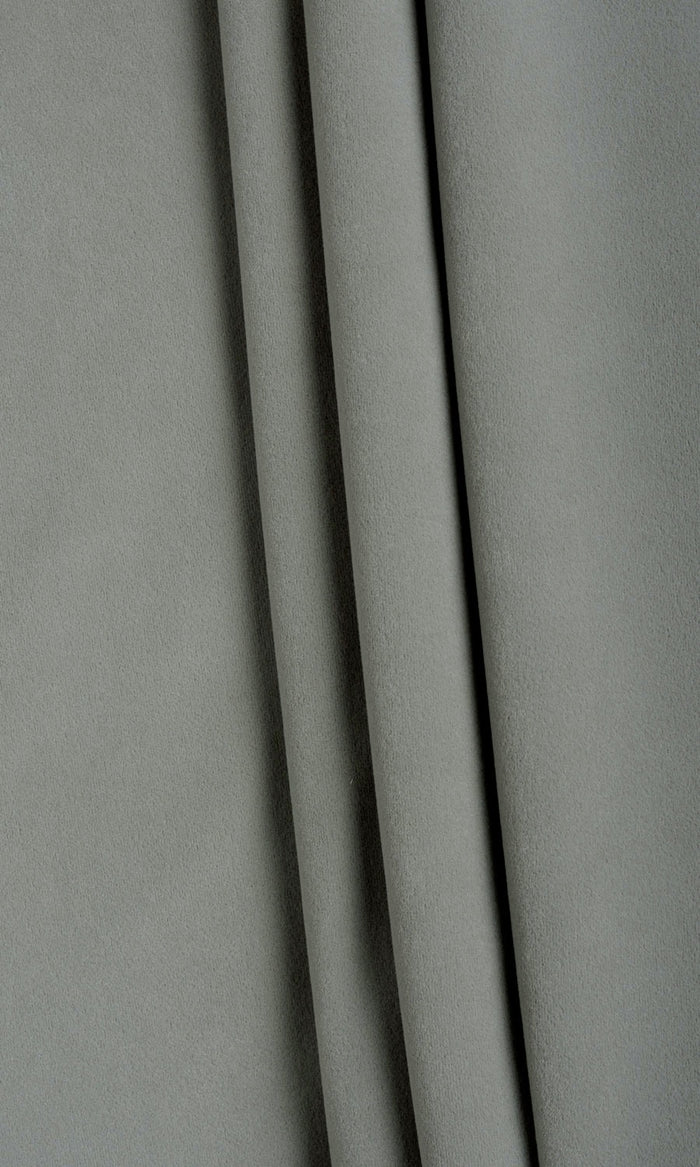Velvet Curtain Panels (Gray) Extra Long Short Wide