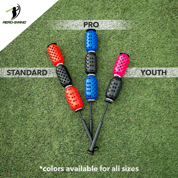 AERO-BAT (Youth + Standard 2-Pack Bundle) Baseball/Softball Swing Speed Trainers