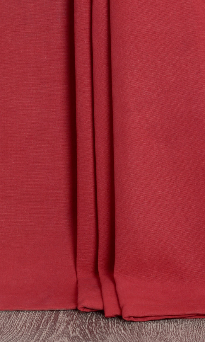Cotton Curtain Panels (Red) Extra Long Short Wide