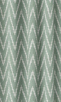 Chevron Print Curtains (Duck Egg Blue/ White)