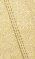 Textured Home Décor Fabric By the Metre (Chartreuse Yellow/ White)