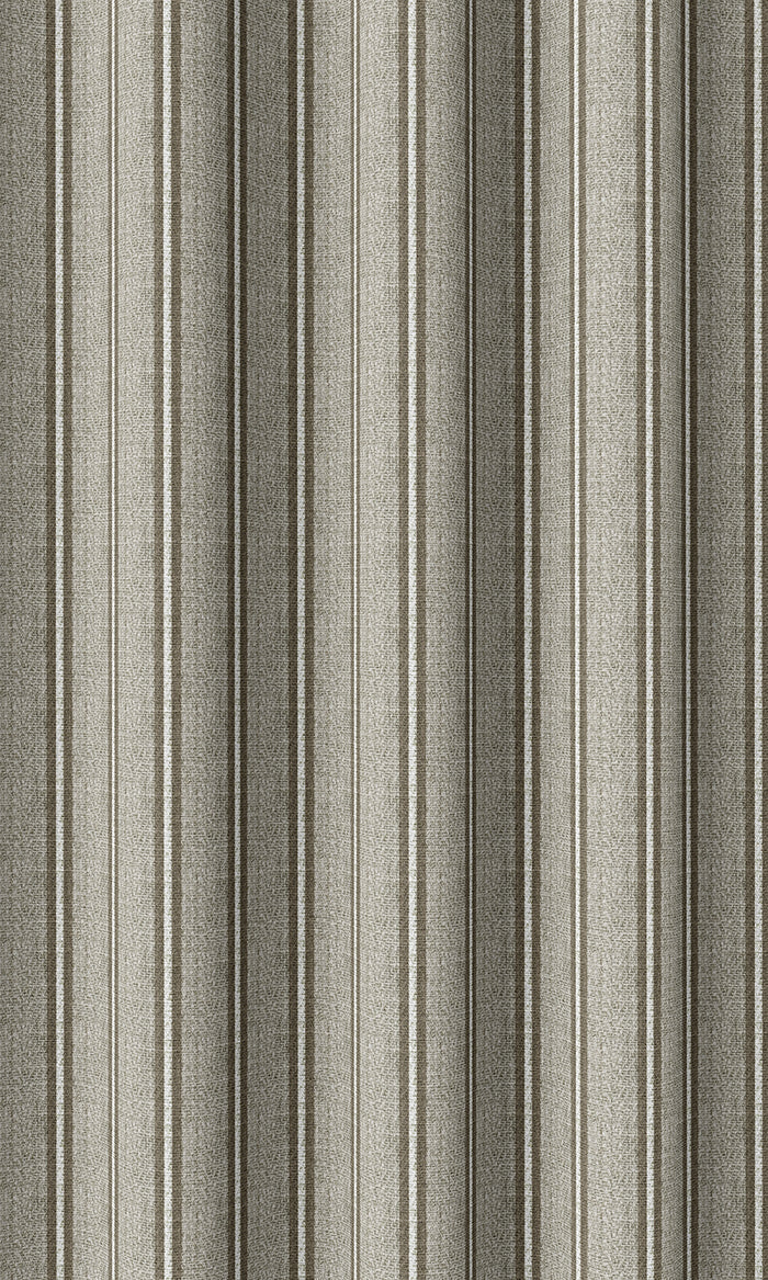 Modern Striped Home Décor Fabric By the Metre (Beige/ Brown)