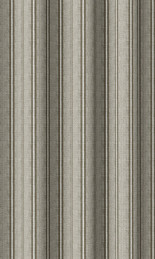 Modern Striped Home Décor Fabric By the Metre (Beige/ Brown)