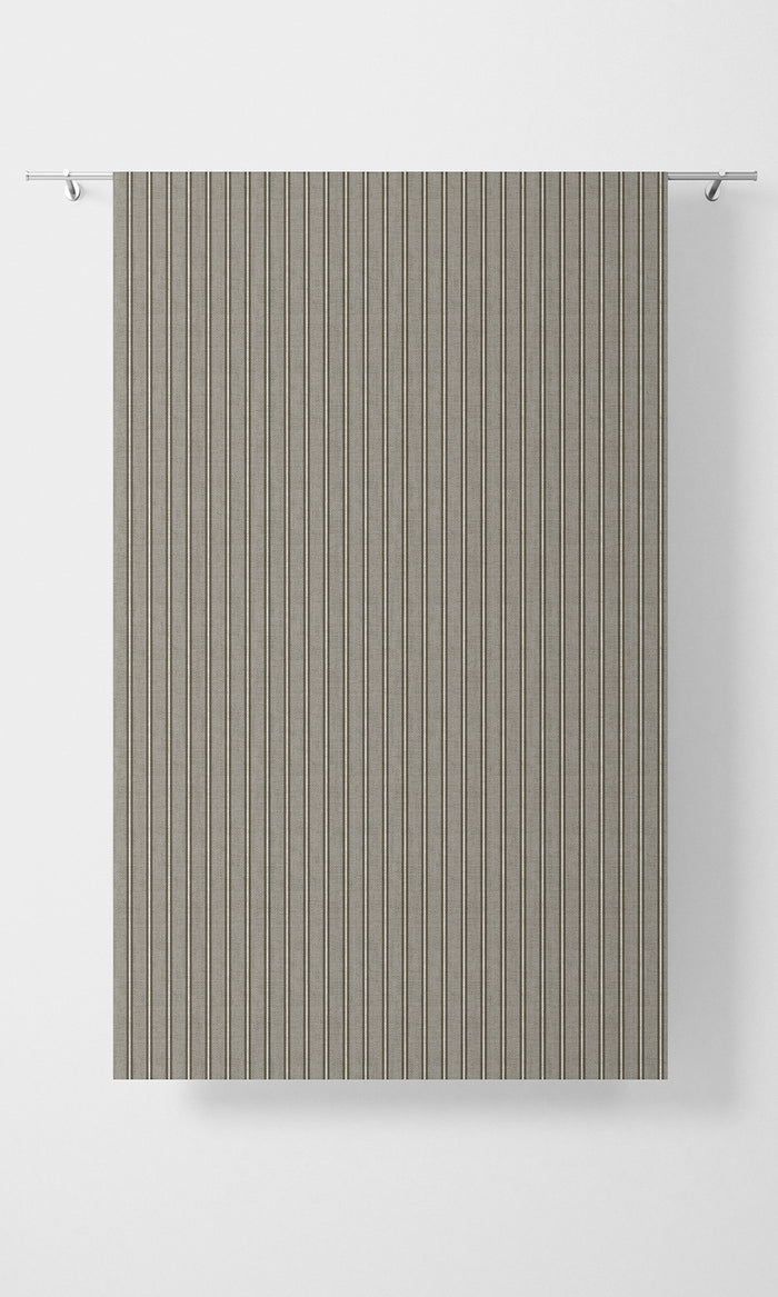 Modern Striped Home Textile Fabric Material By the Metre (Beige/ Brown)
