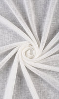 Plain Sheer Home Décor Fabric By the Metre (White)