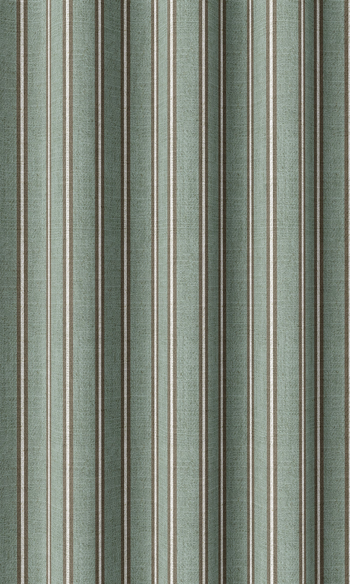 Striped Curtains (Duck Egg Blue)