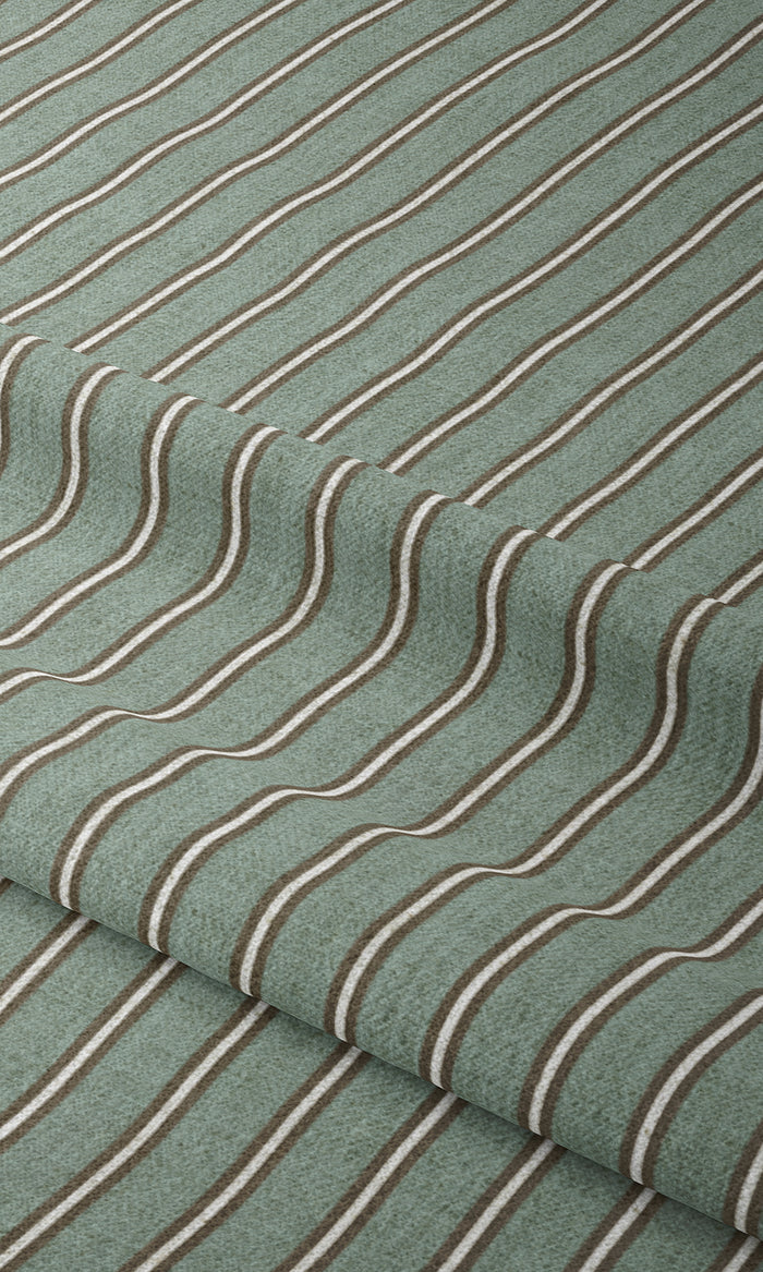 Striped Curtains for Living, Bedroom, Kitchen, Bathroom (Duck Egg Blue)