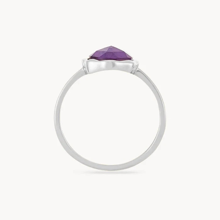 amethyst ring silver - sterling silver, amethyst