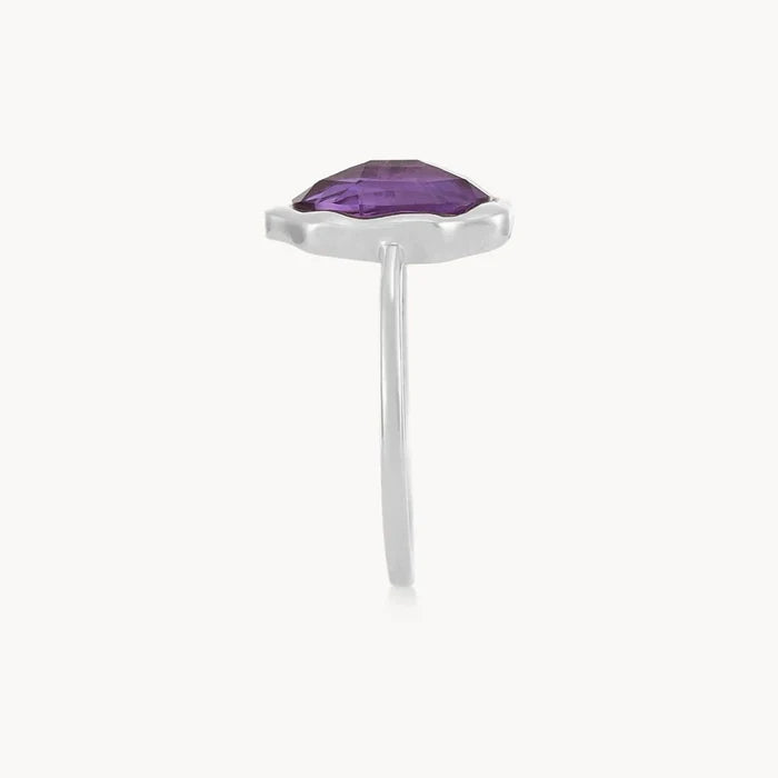 amethyst ring silver - sterling silver, amethyst