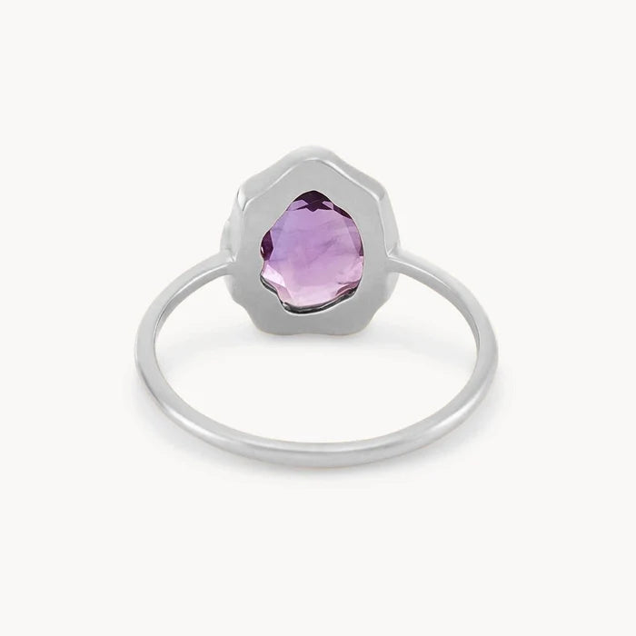 amethyst ring silver - sterling silver, amethyst