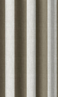 Striped Drapes (Cedar Brown/ White)