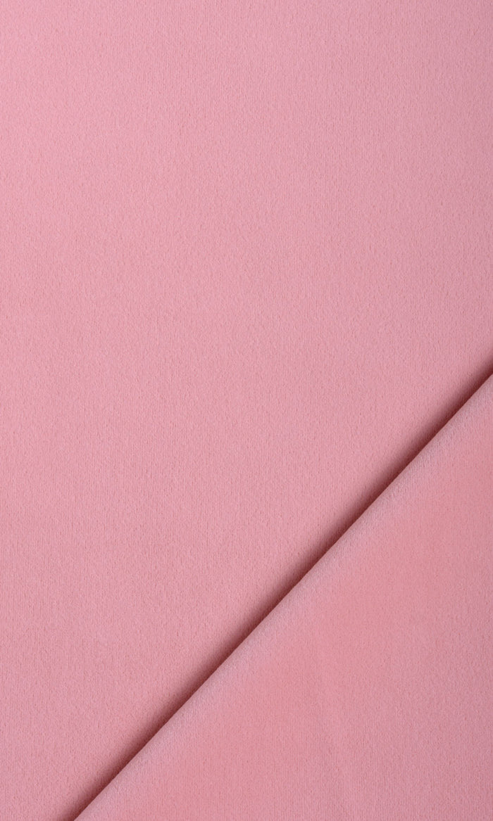Velvet Window Treatments Fabric By the Metre (Soft Pink)