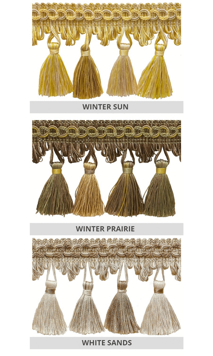 Drapery tassel trim