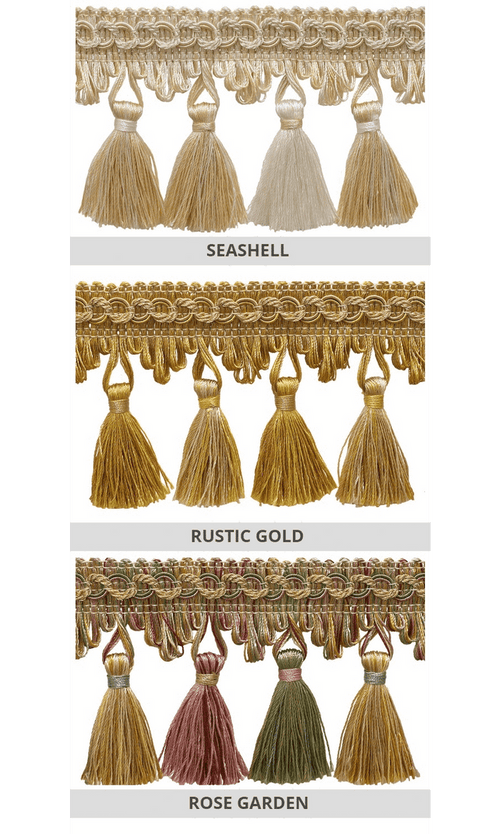 Tassel trims for curtains