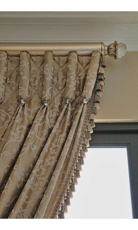 Tassel trimming for drapery