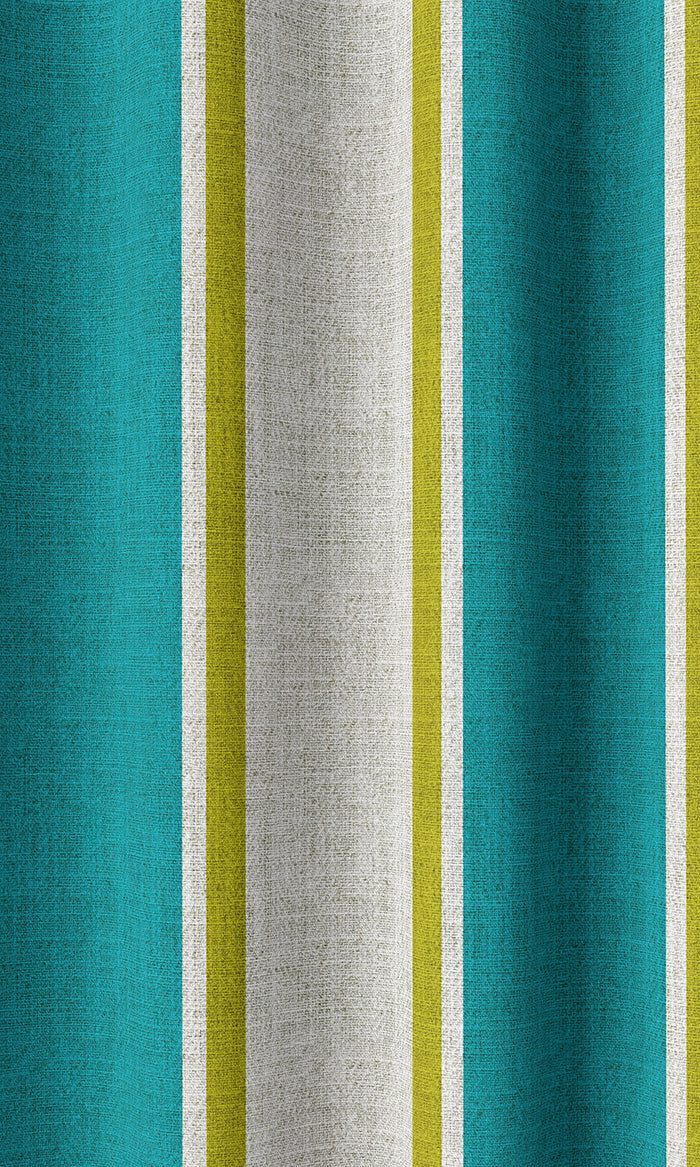 Striped Print Home Décor Fabric By the Metre (Pacific Blue)