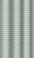Houndstooth Print Curtains (Blue/ White)