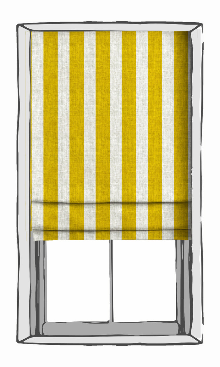 Geometric Print Drapes for Living, Bedroom, Kitchen, Bathroom (Sunflower Yellow)