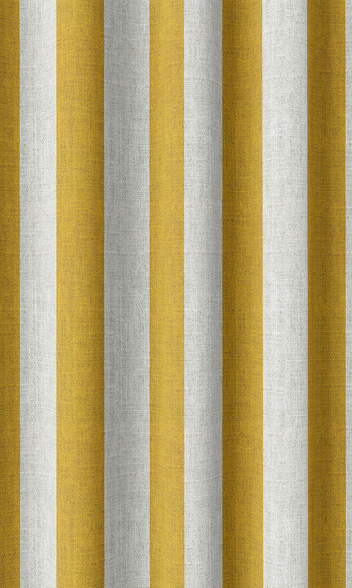 Striped Curtains (Yellow/ White)