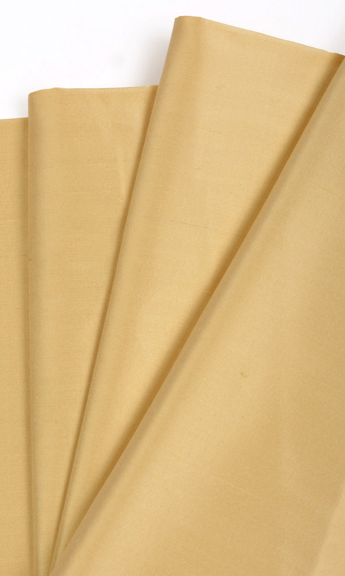 Shantung Silk Fabric Material By the Metre (Wheat Beige)