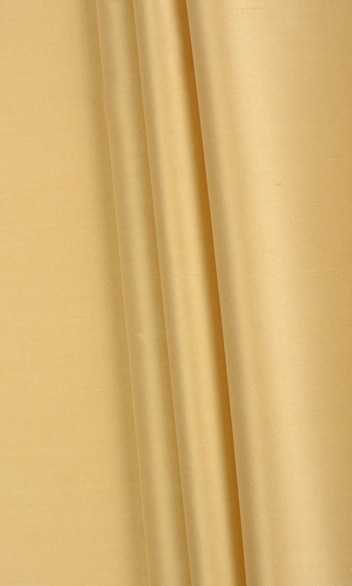 Shantung Silk Fabric By the Metre for Curtains & Drapes (Wheat Beige)