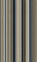 Striped Curtain Panels (Navy Blue/ Brown)