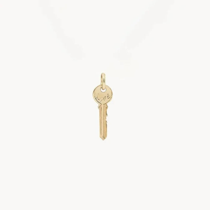 Avata Key Charm in 10k yellow gold