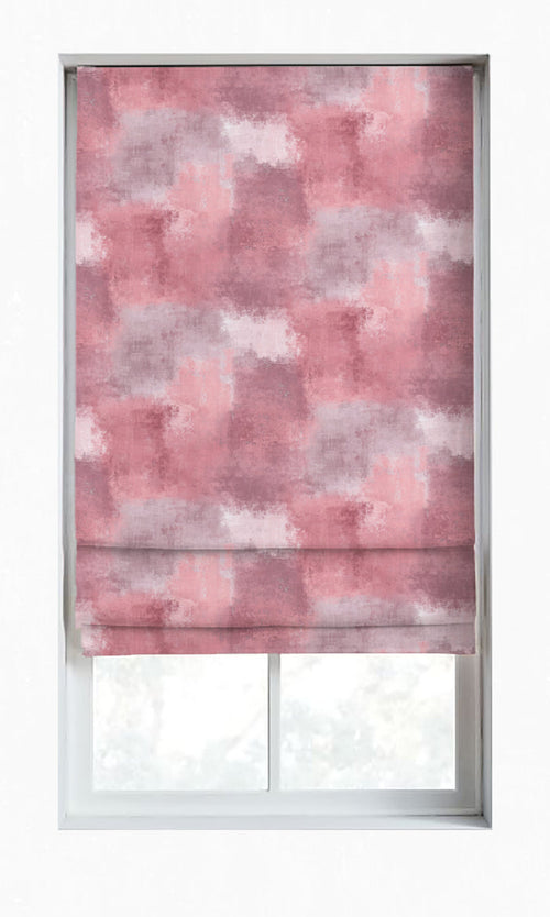 Dimout Drapes for Living, Bedroom, Kitchen, Bathroom (Pink/ Ivory-Beige)
