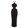 Backless Halter Neck Dress
