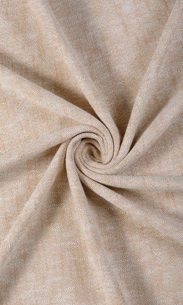 Plain Cotton Drapes (Natural Oatmeal Beige)