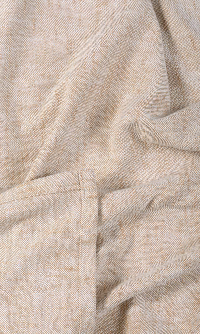 Plain Cotton Made-to-Measure Curtains (Natural Oatmeal Beige)