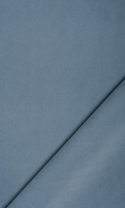 Velvet Curtains for Living, Bedroom, Kitchen, Bathroom (Grey/ Blue)