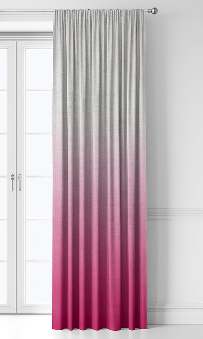 2-Tone Ombre Curtain Panels (Pink)