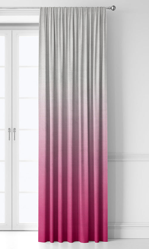 2-Tone Ombre Curtain Panels (Pink)