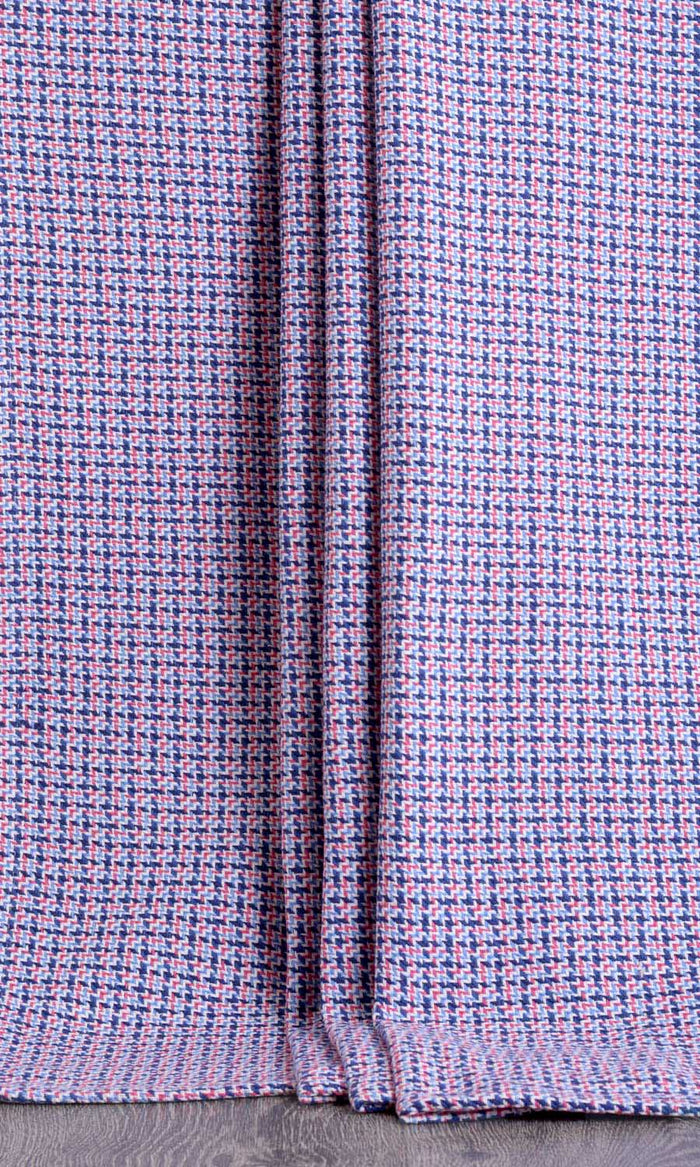 Basketweave Any Size Style Curtains (Violet/ Purple/ Pink)