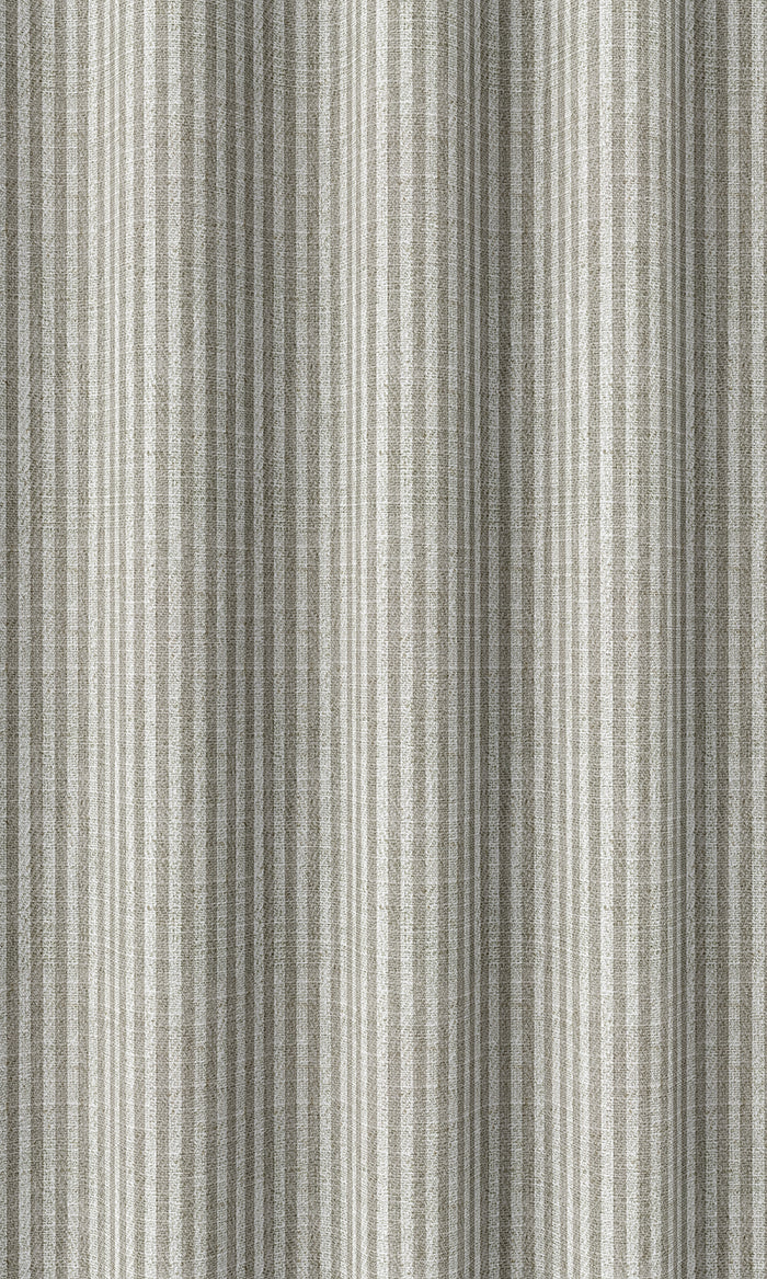 Modern Striped Home Décor Fabric By the Metre (Grey/ White)