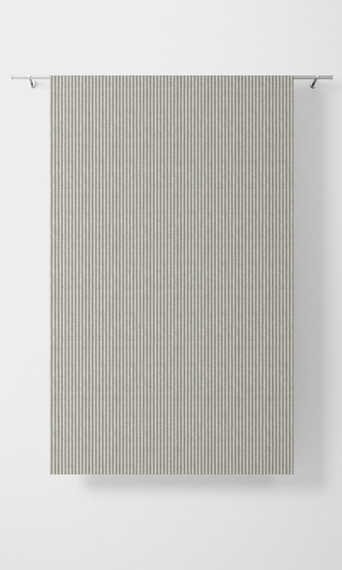 Modern Striped Home Textile Fabric Material By the Metre (Grey/ White)