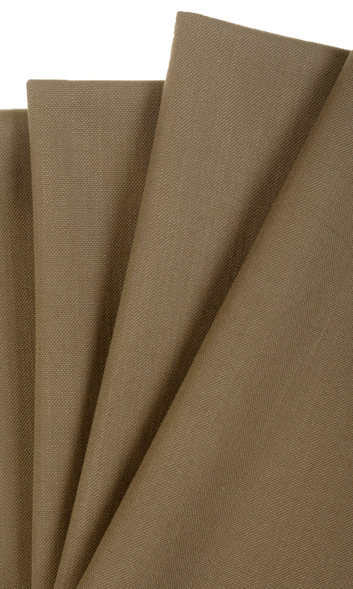Poly-Cotton Curtain Panels for Living, Bedroom, Kitchen, Bathroom (Brown)