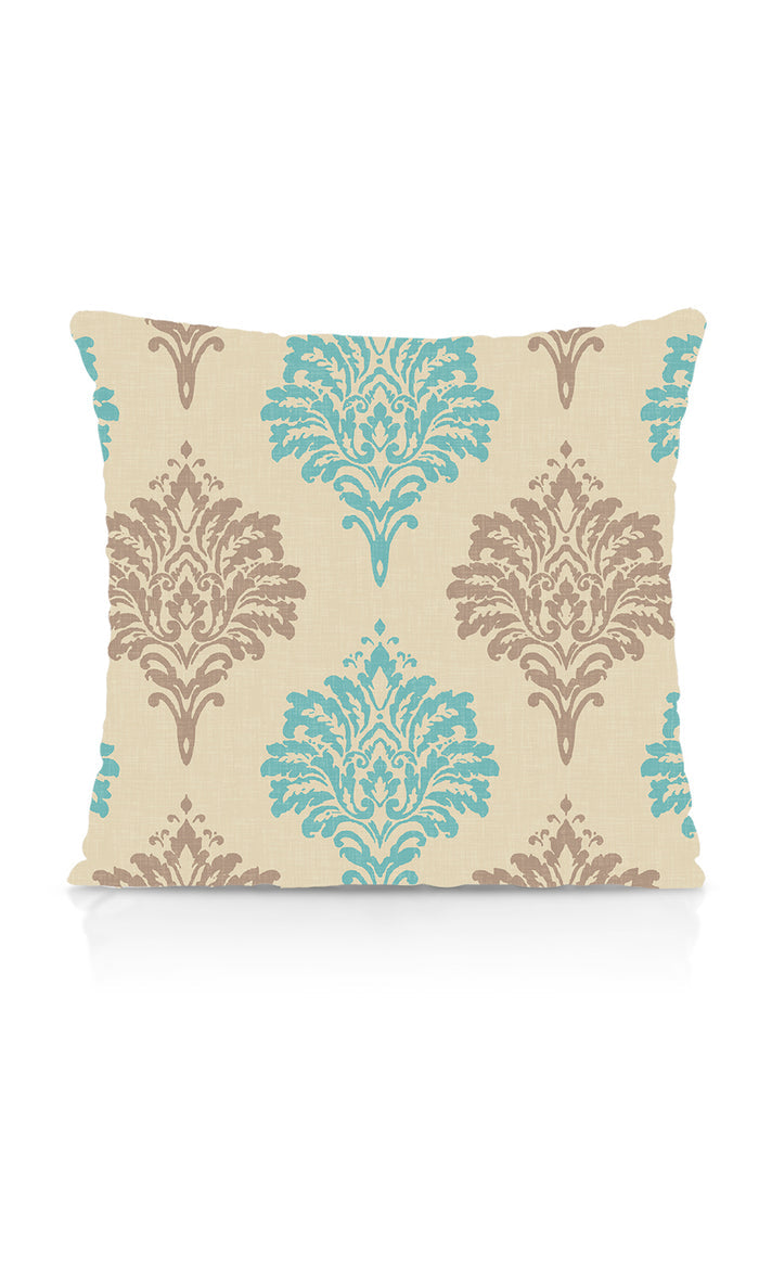 Damask Patterned Drapes (Blue/ Grey/ White) Extra Long Short Wide