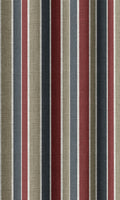 Striped Home Décor Fabric By the Metre (Grey/ Red/ Slate Blue)