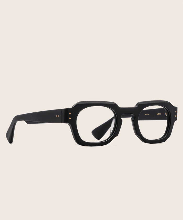 Johann Wolff Bastei Matte Black Eyeglasses #color_matte-black