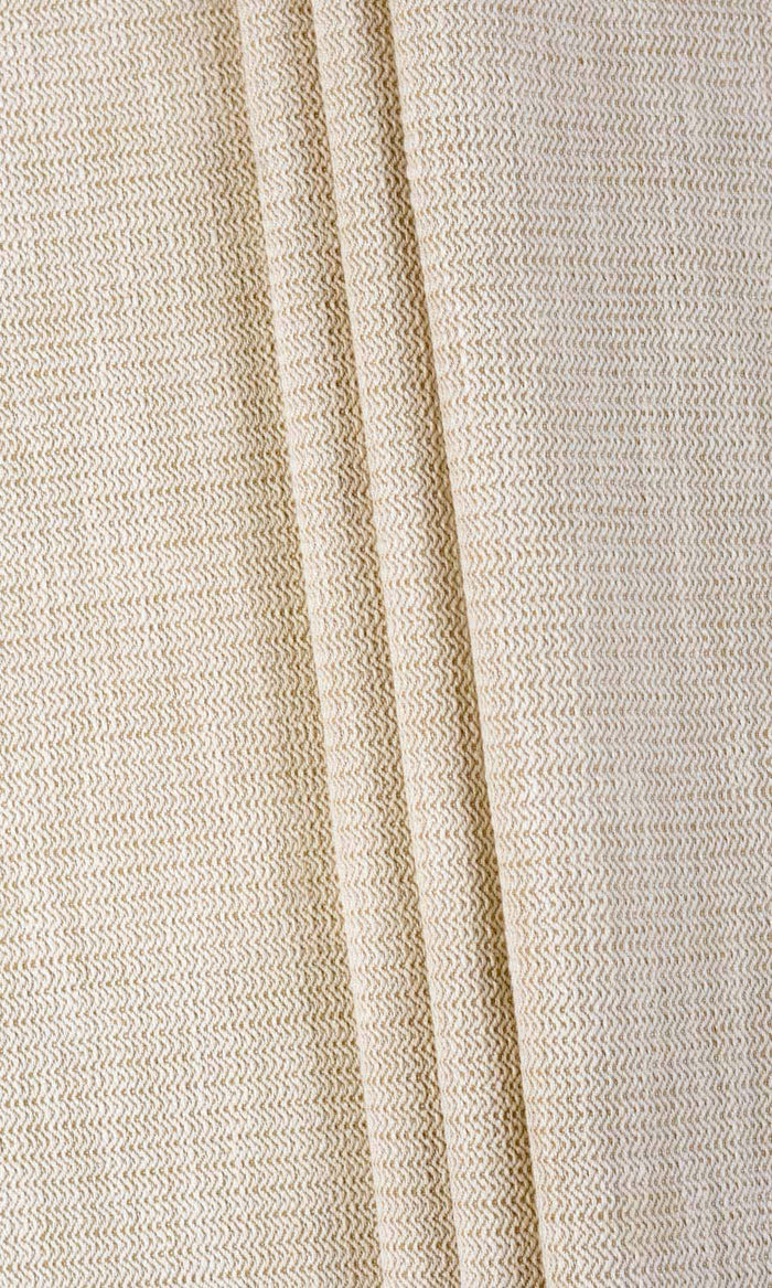 Textured Drapes for Living, Bedroom, Kitchen, Bathroom (Sepia Beige/ Off White)