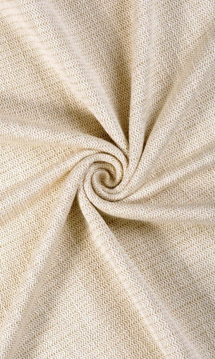 Textured Drapes (Sepia Beige/ Off White) Extra Long Short Wide