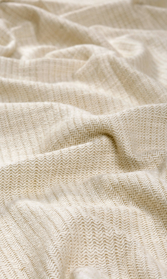 Textured Any Size Style Curtains (Sepia Beige/ Off White)