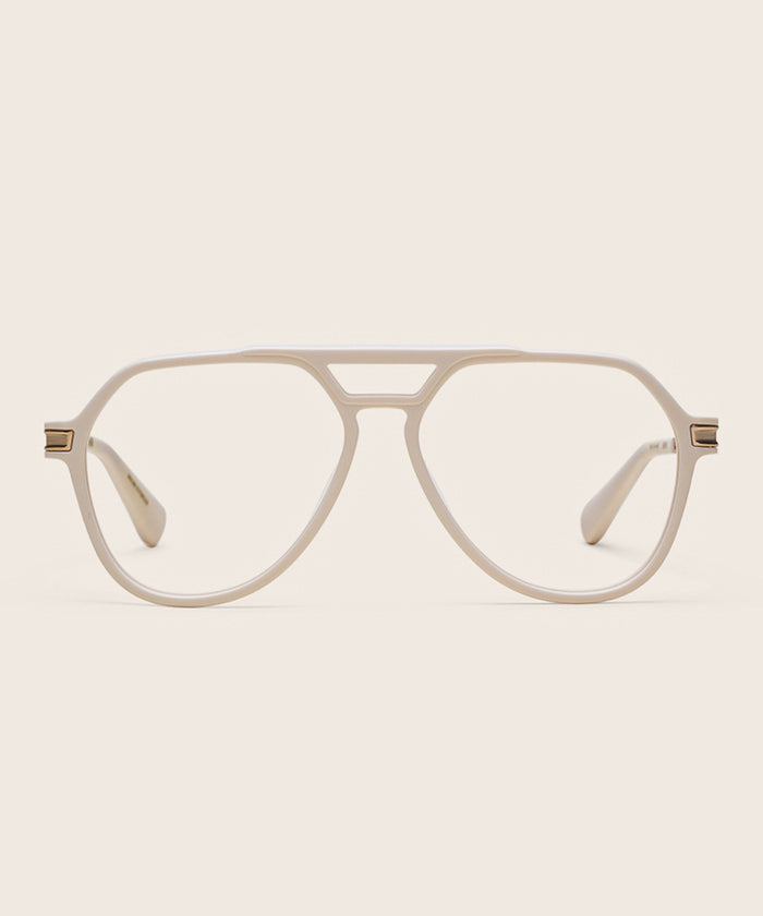 Johann Wolff Bernau Matte Ivory Eyeglasses #color_matte-ivory
