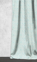 Abstract Print Home Décor Fabric By the Metre (White/ Blue)